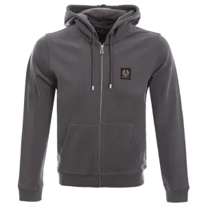 Belstaff Hoodie Sweat Top in Granite Grey