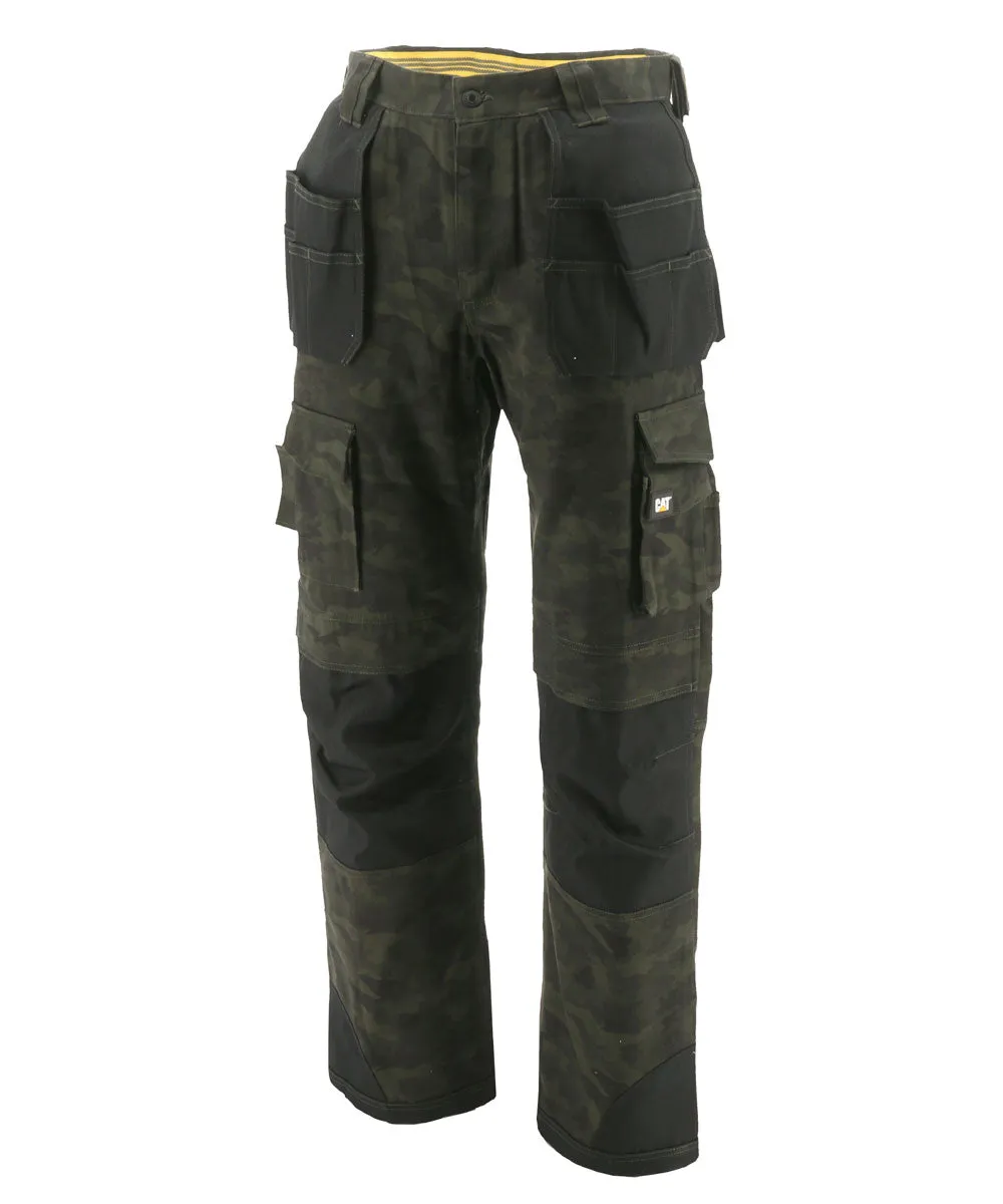 Caterpillar Trademark Trouser (with holster pockets) - Night Camo