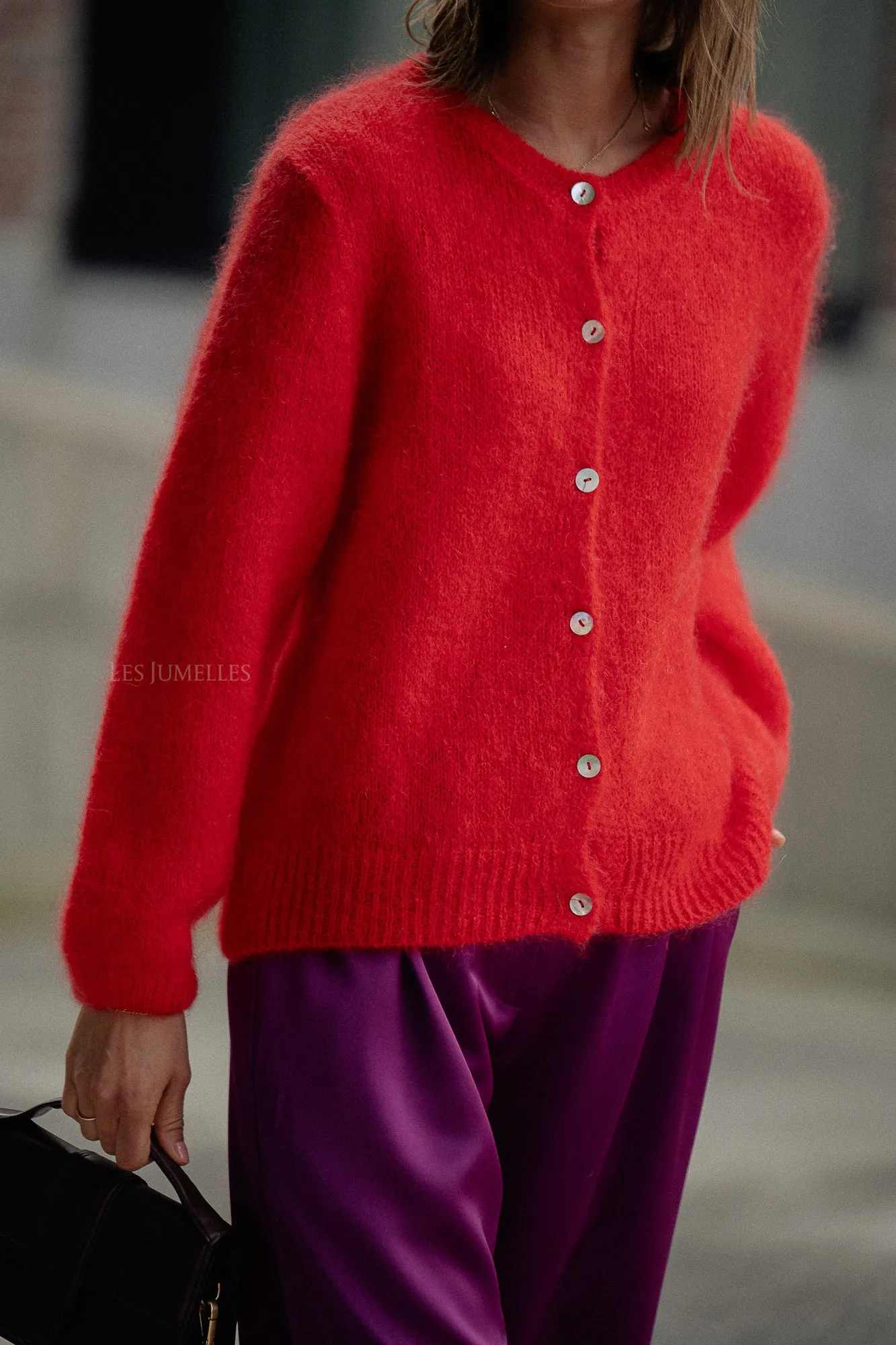 Charlie cardigan red