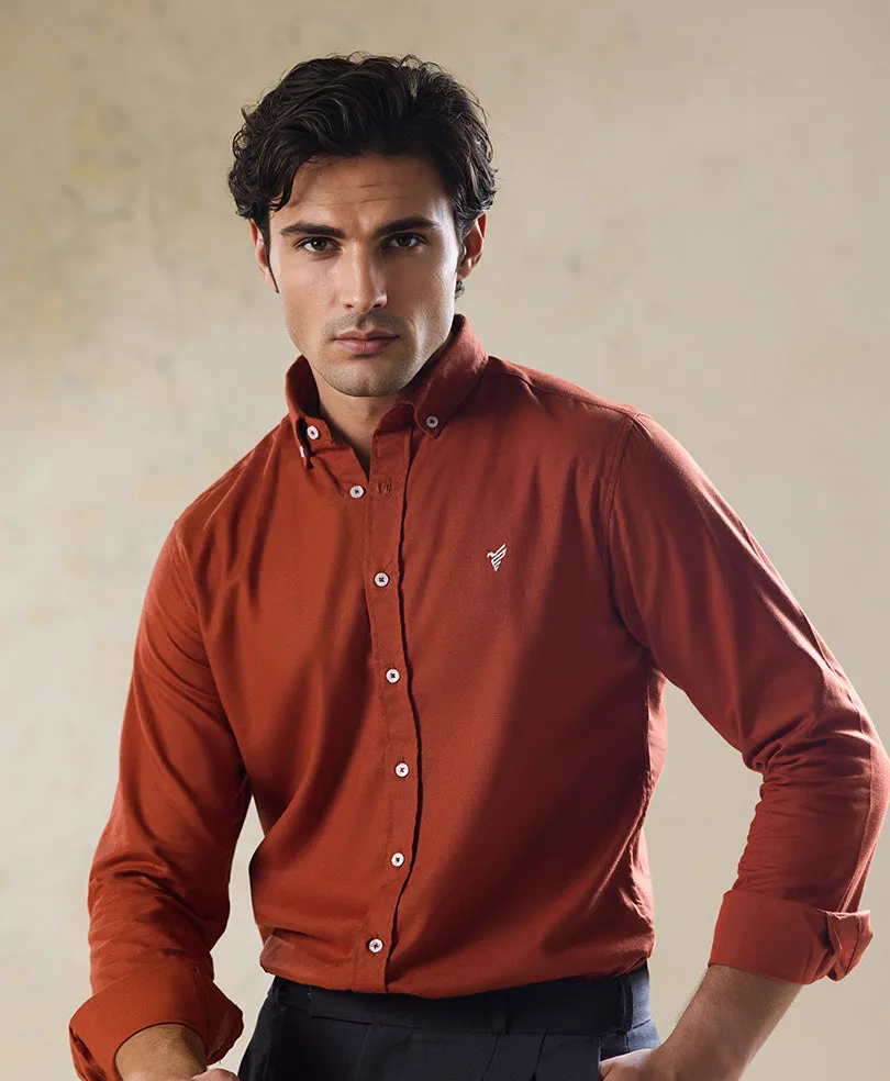 Copper Oxford Shirt (Slim / Modern Fit)