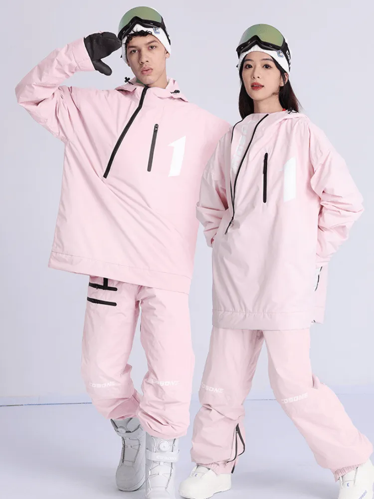 Cosone Oblique Zipper Suit - Unisex