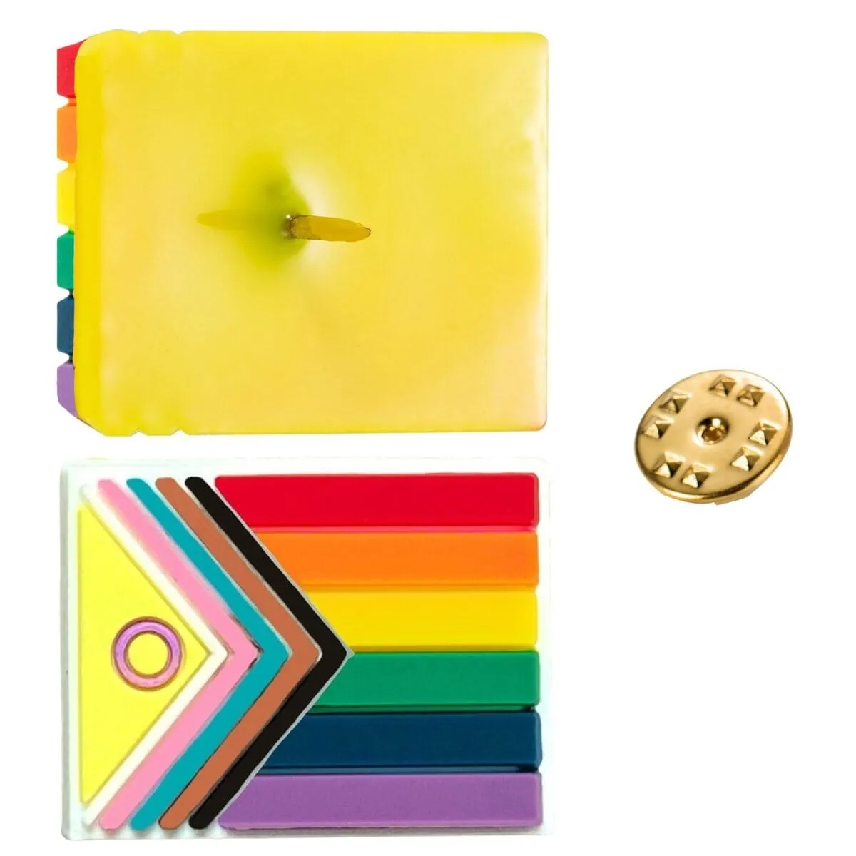 Daniel Quasar Intersex-Inclusive Progress Pride Flag Pins