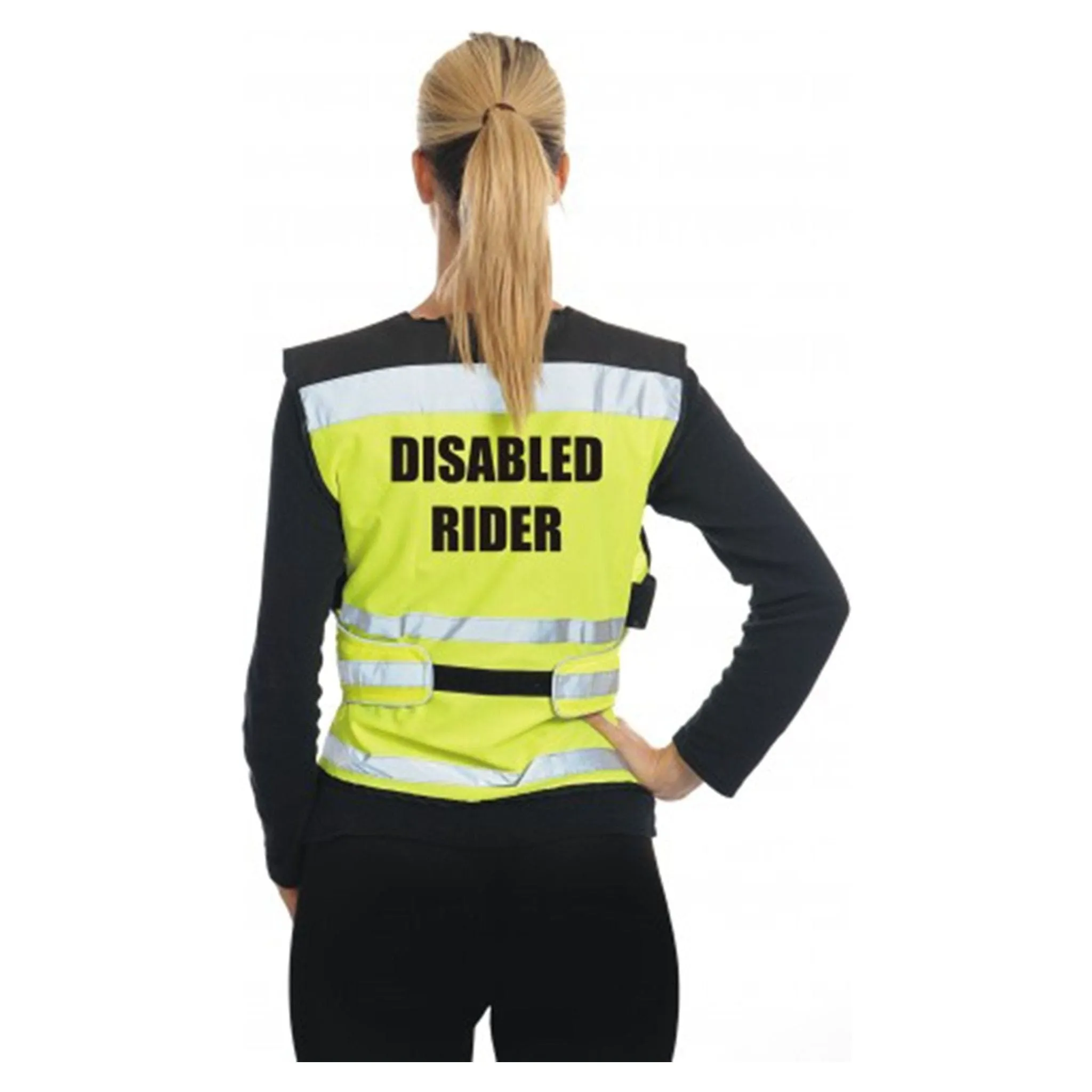 Equisafety Hi Vis Waistcoat Yellow - Disabled Rider