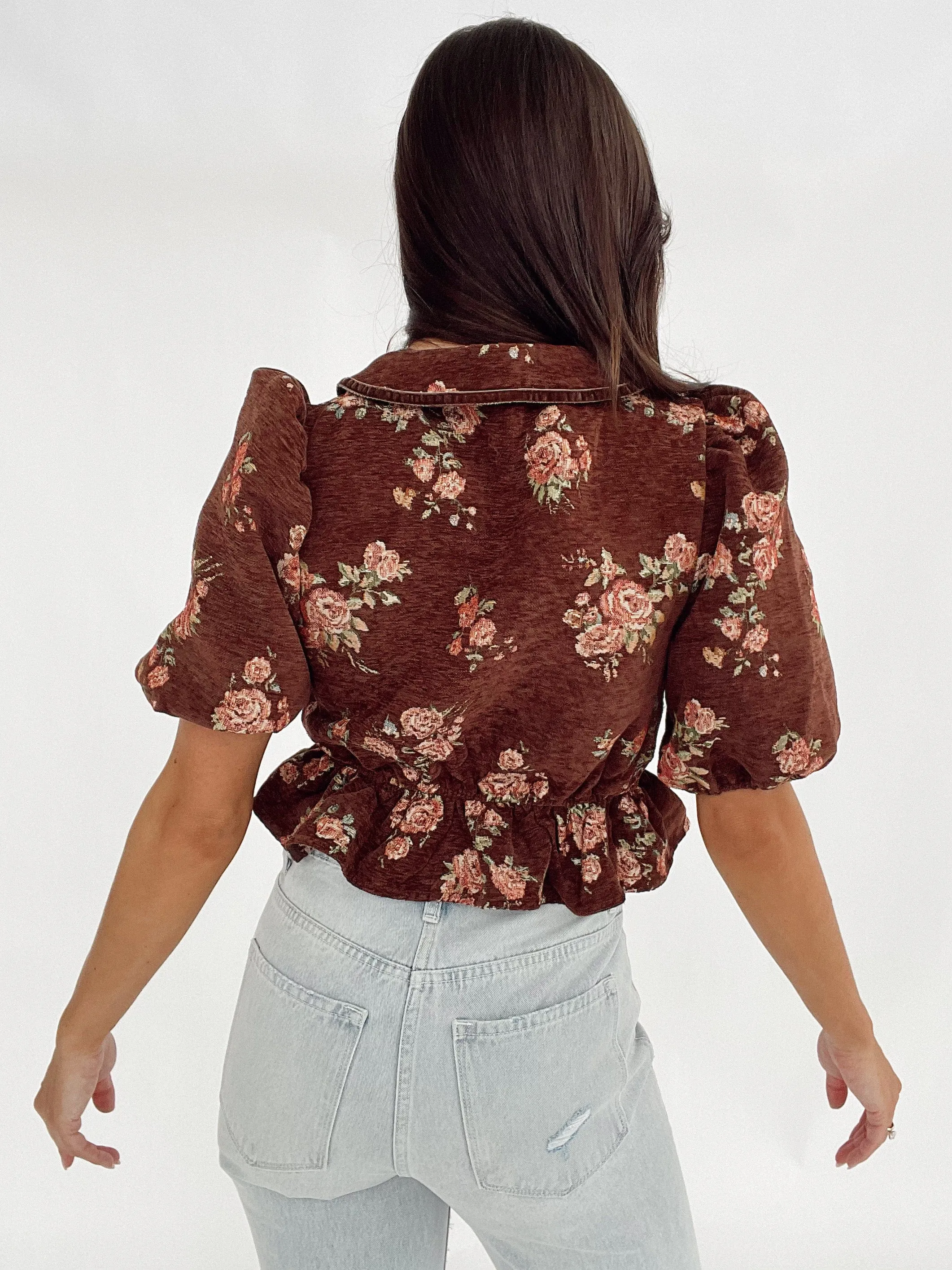 Floral Ties Top