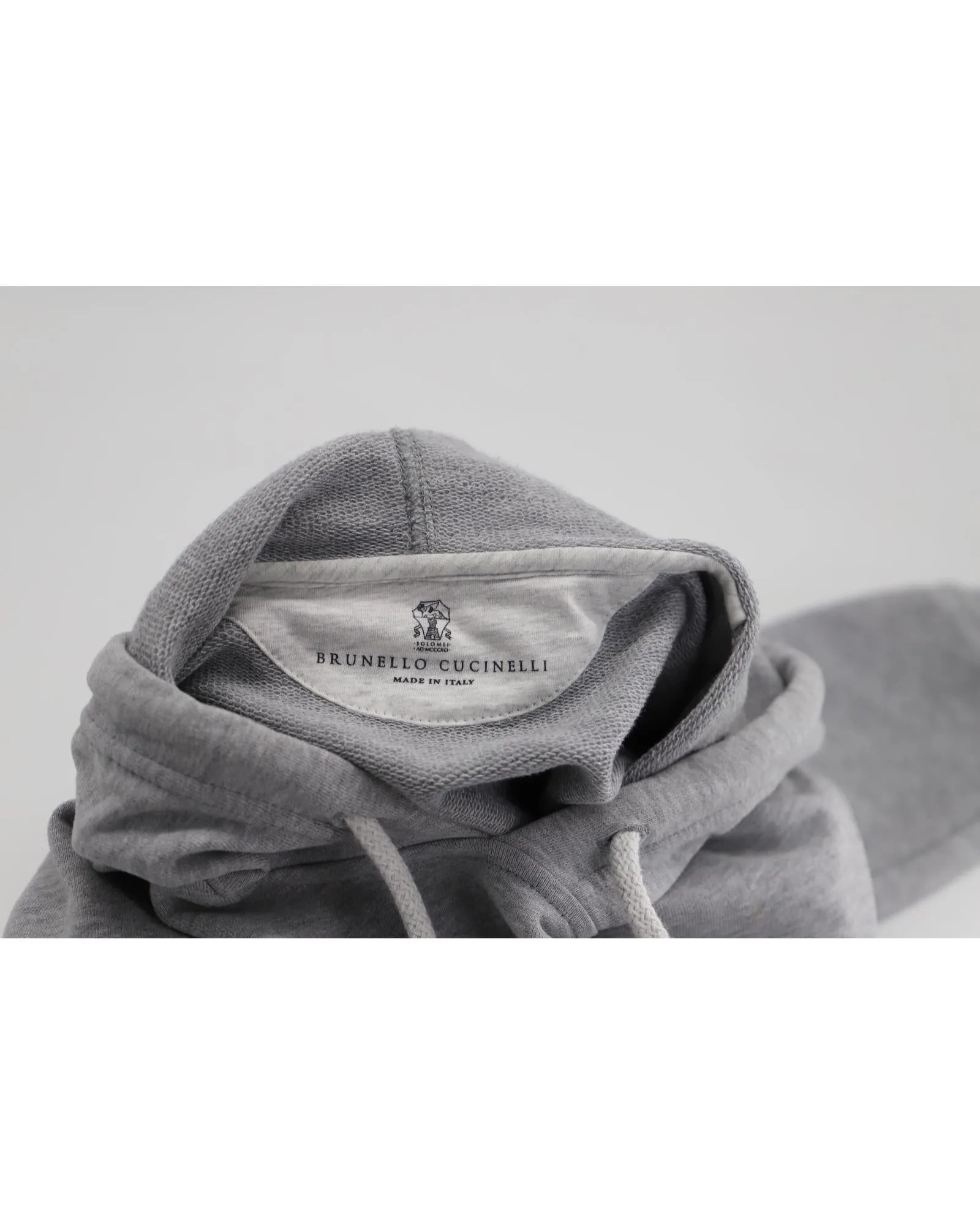 Grey Cotton Hoodie with Immaculate Construction