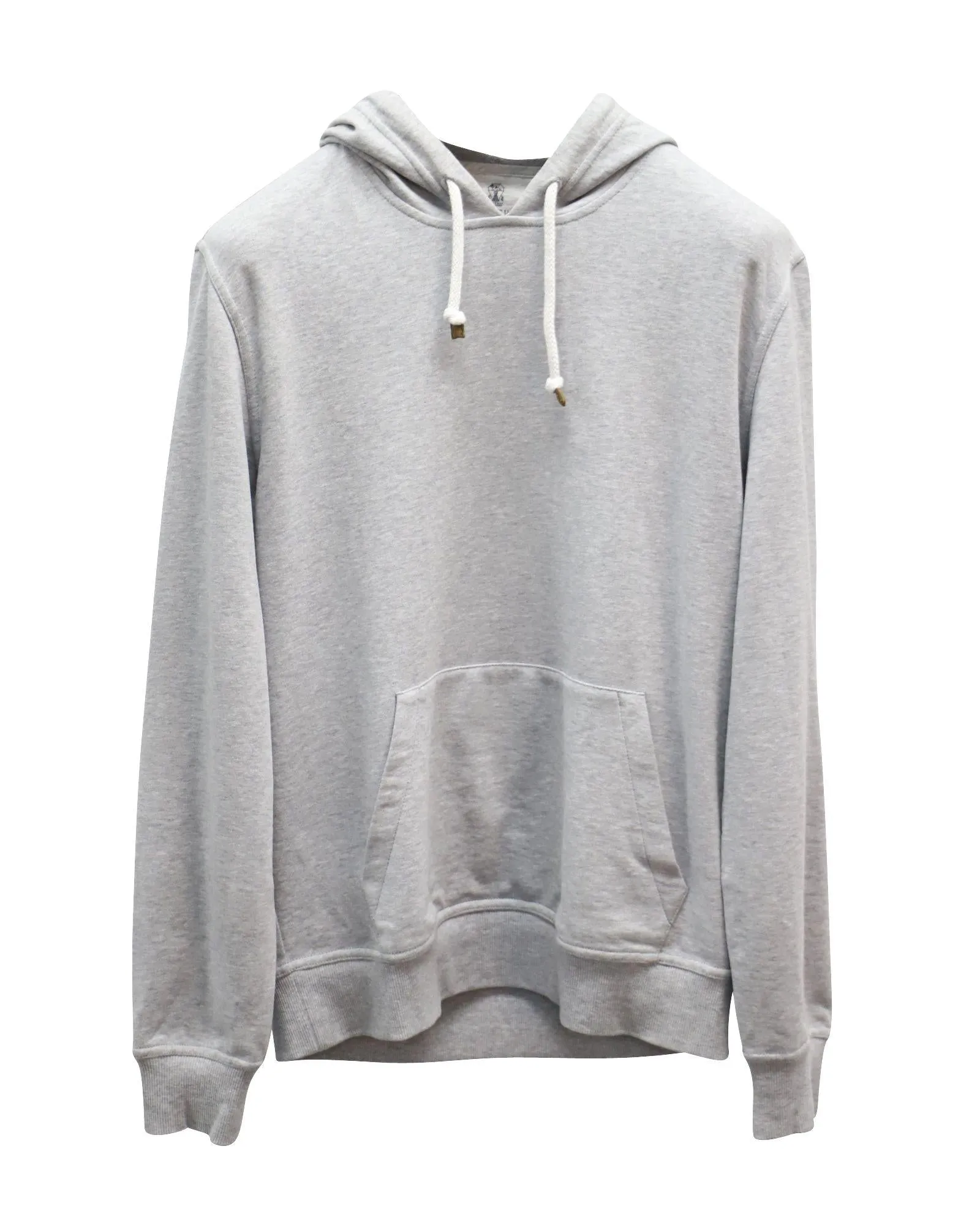 Grey Cotton Hoodie with Immaculate Construction