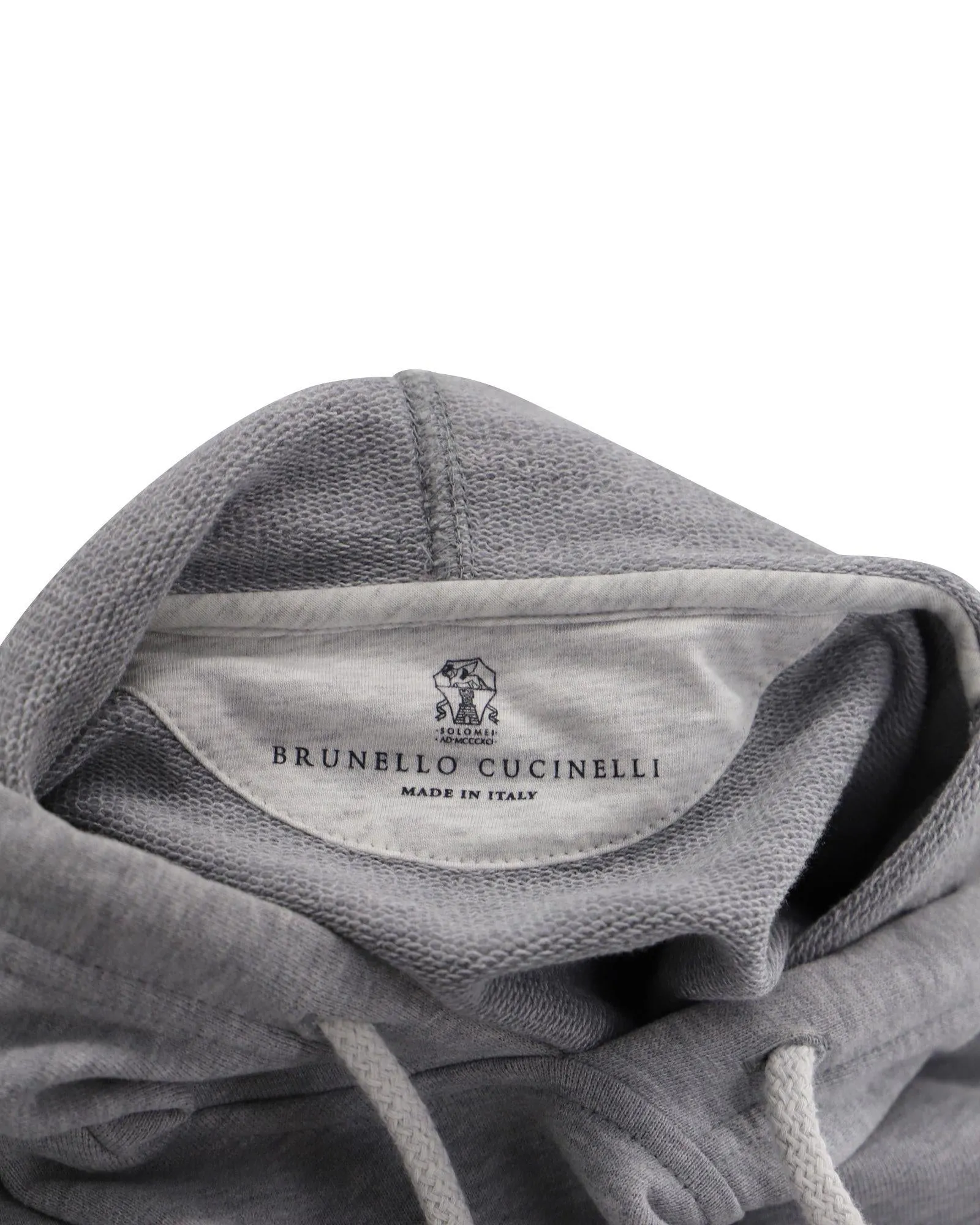 Grey Cotton Hoodie with Immaculate Construction