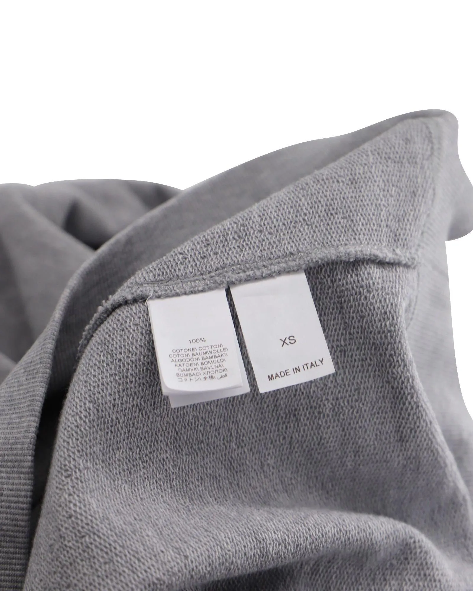 Grey Cotton Hoodie with Immaculate Construction