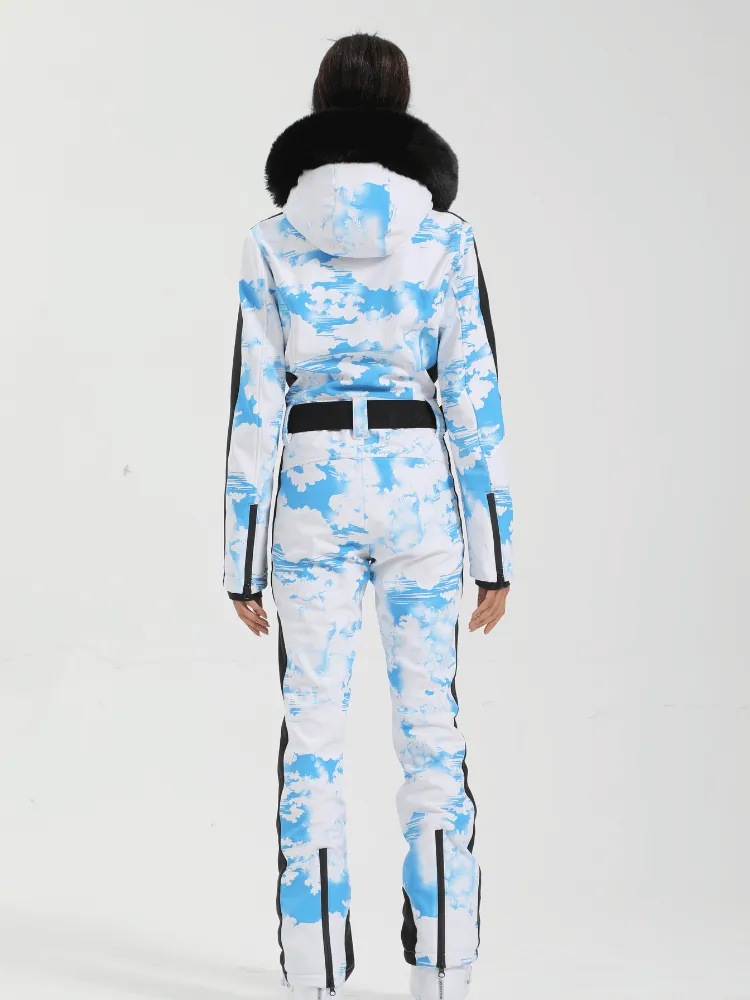 Gsou Snow Tie Dye Slim Ski Jumpsuit - Women‘s