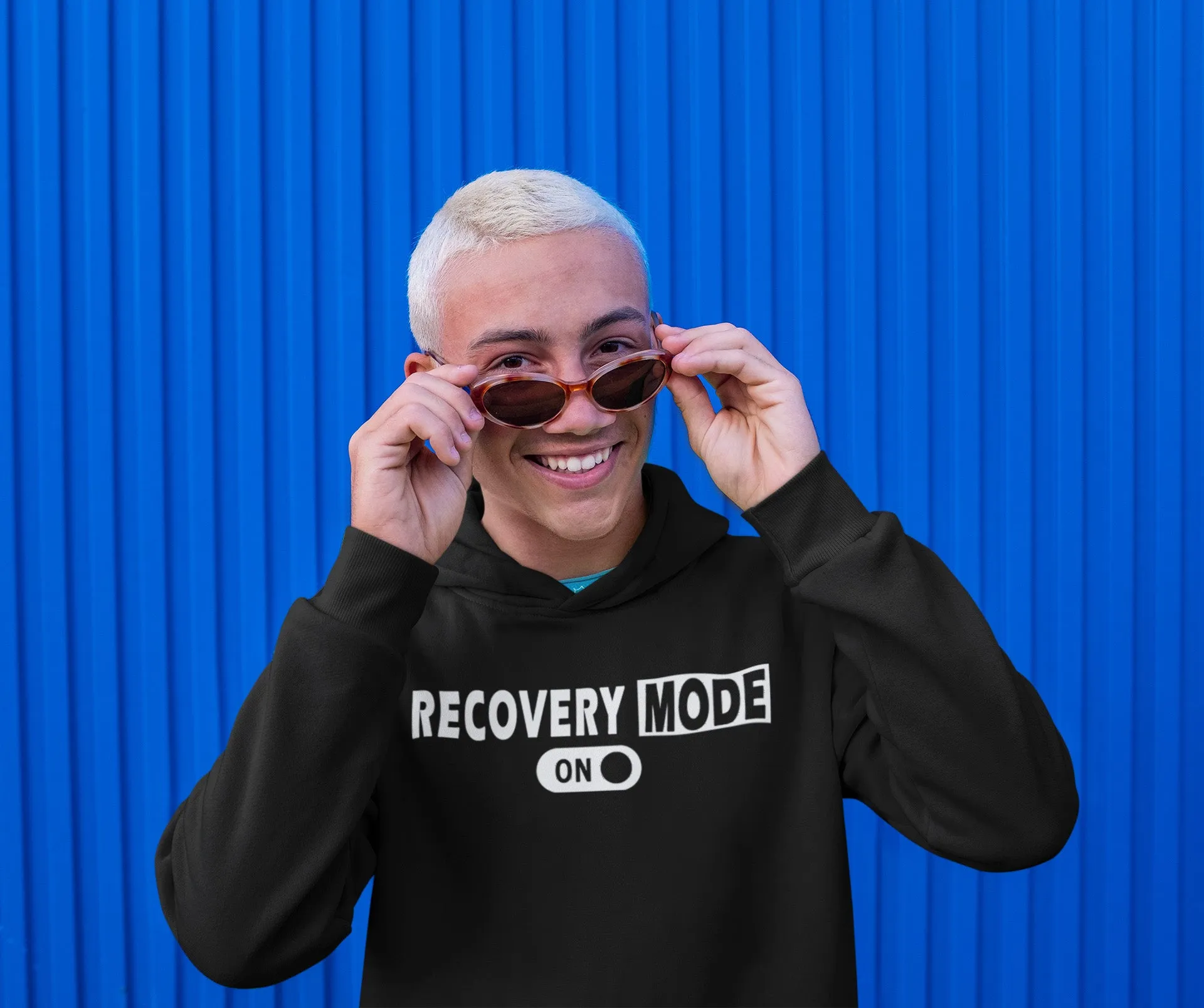 Hoodie - Recovery Mode On - Black