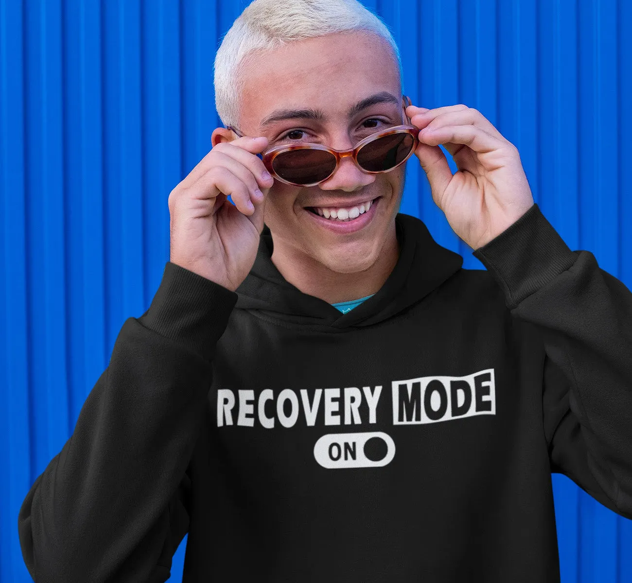 Hoodie - Recovery Mode On - Black