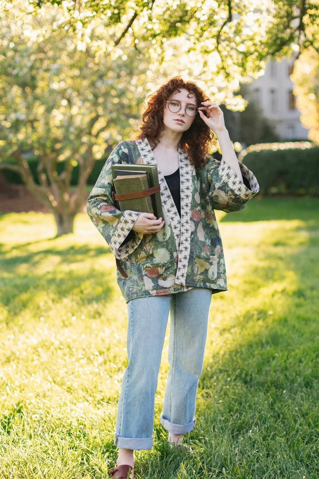 I Dream In Flowers Cozy Bees Cottage Cardigan