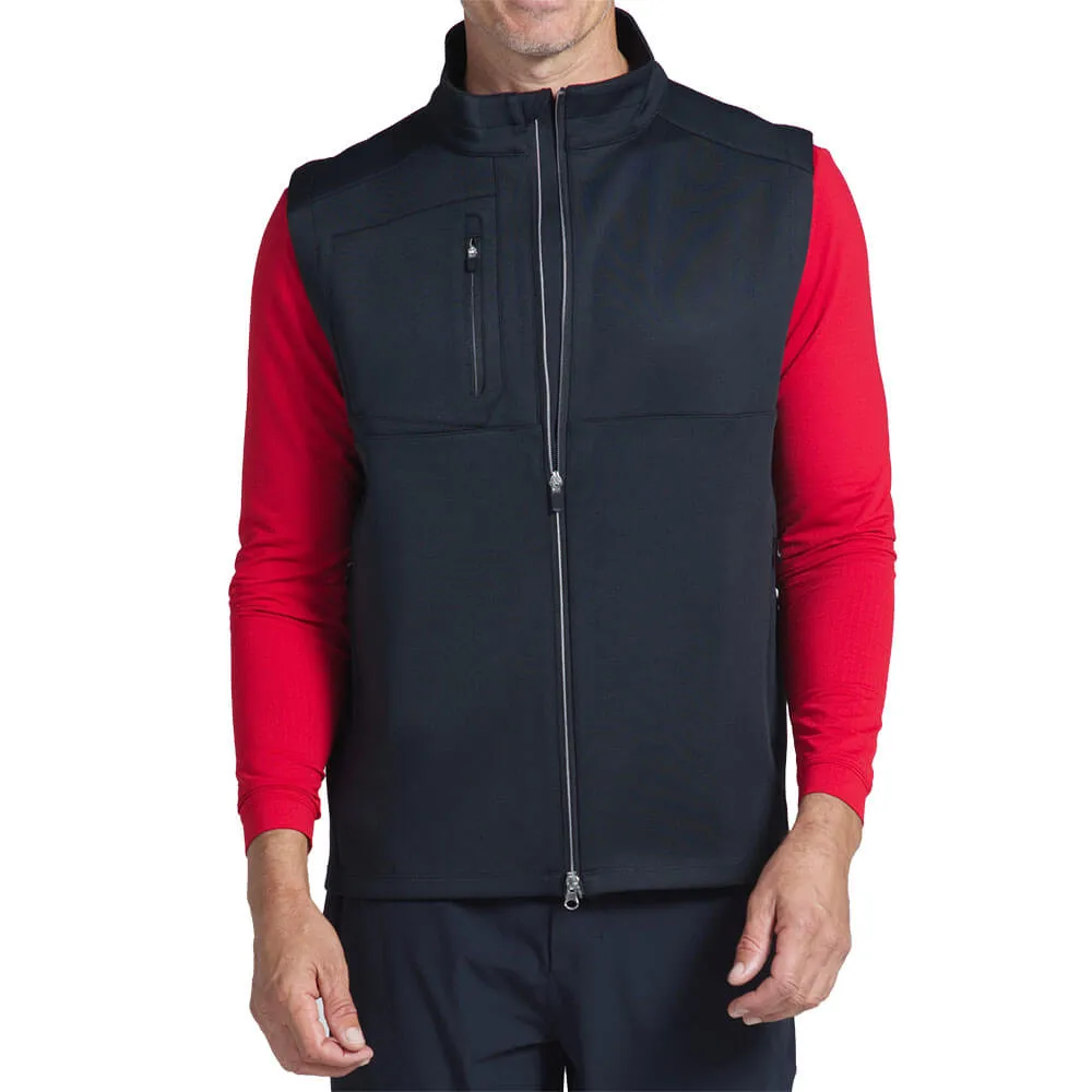 IBKUL Mens Solid Mega Heat Vest - Black