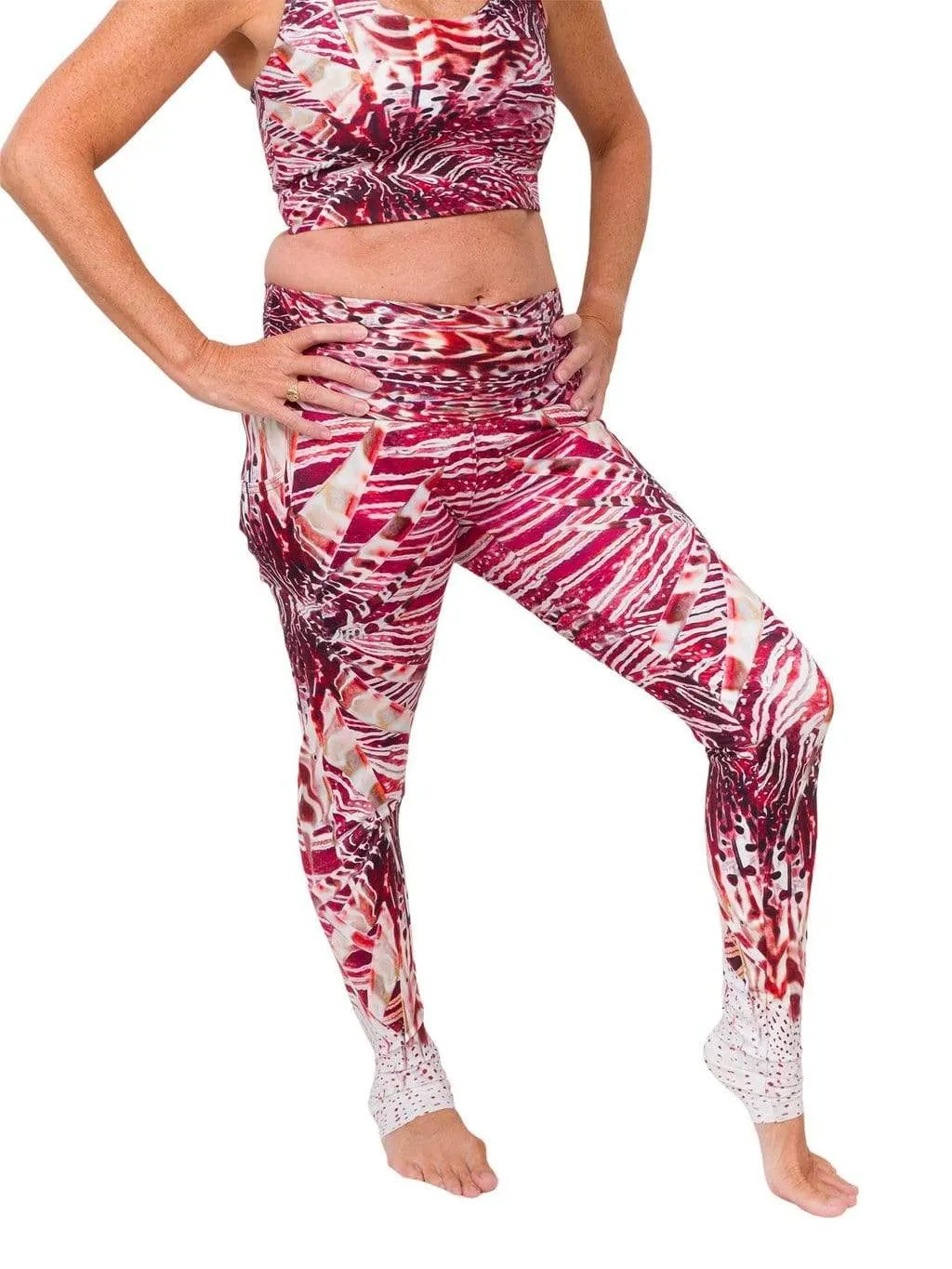 Invasive Lionfish Leggings