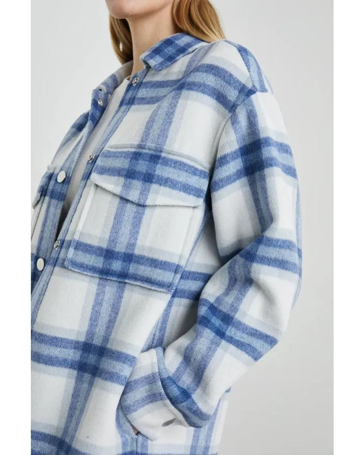 Jaro Ivory Bay Plaid Shirt Jacket