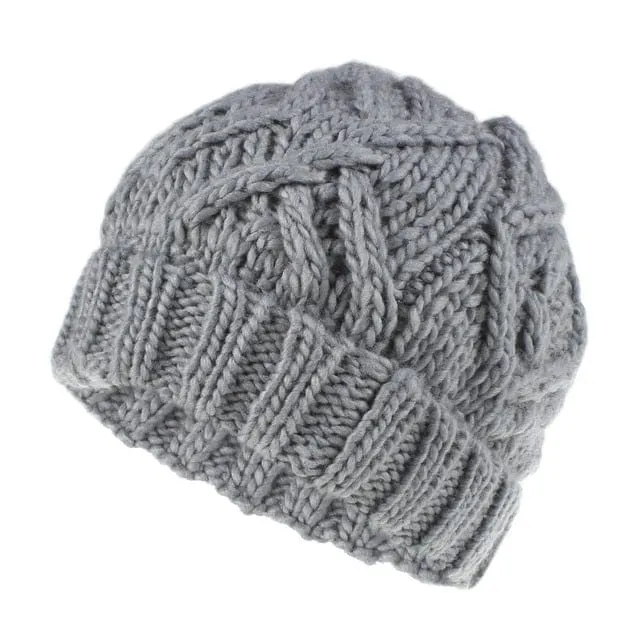 Knit Wool Beanie