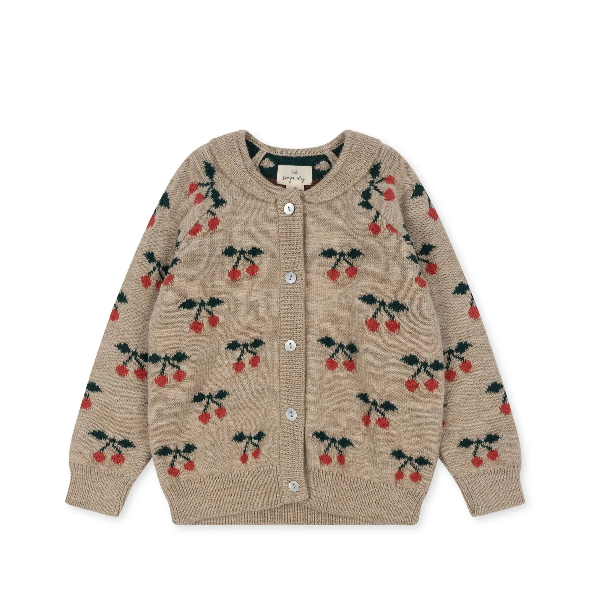 Konges Sløjd Belou Cherry Knit Cardigan Cherry