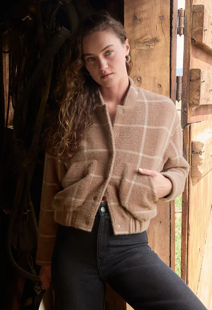 Lex Plaid Bomber Jacket