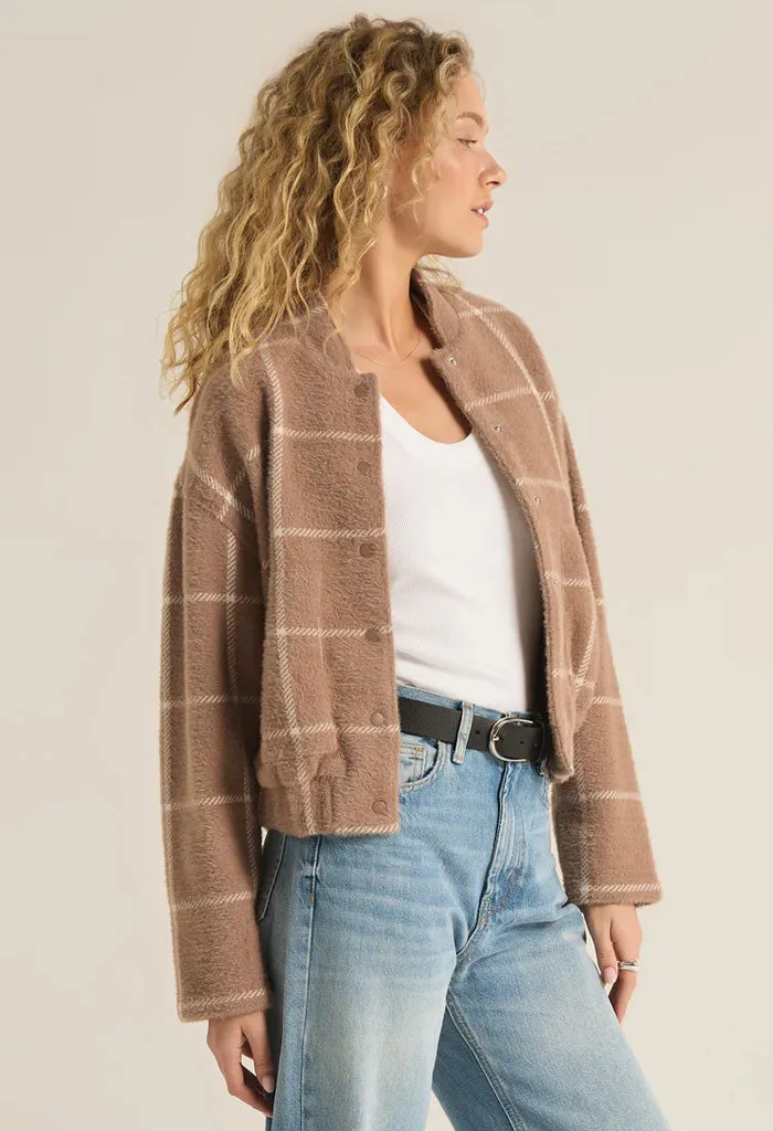 Lex Plaid Bomber Jacket