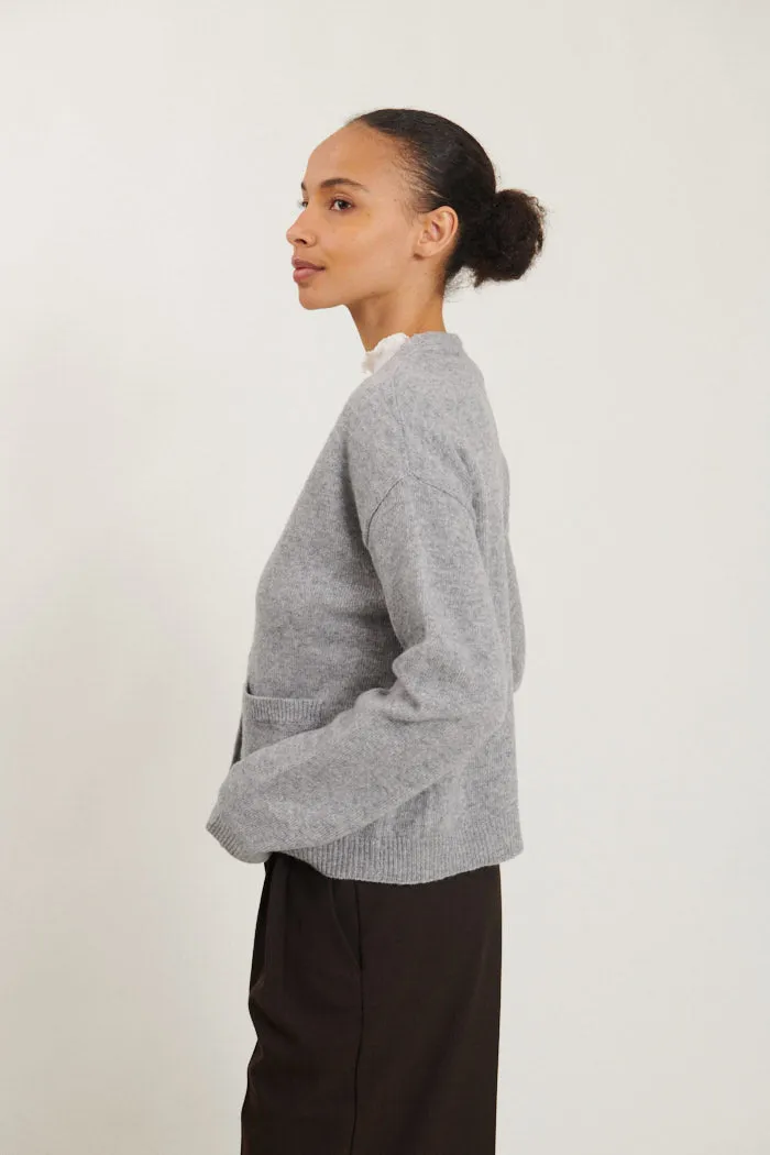 Lise Cardigan - Light Grey Mel.