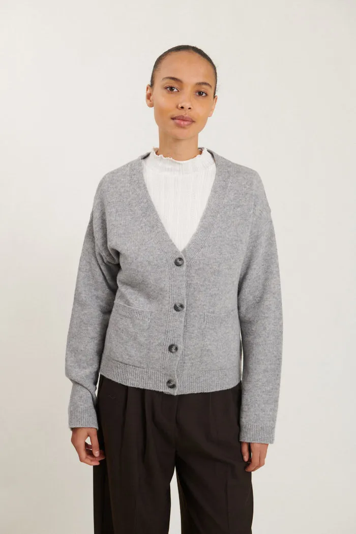 Lise Cardigan - Light Grey Mel.