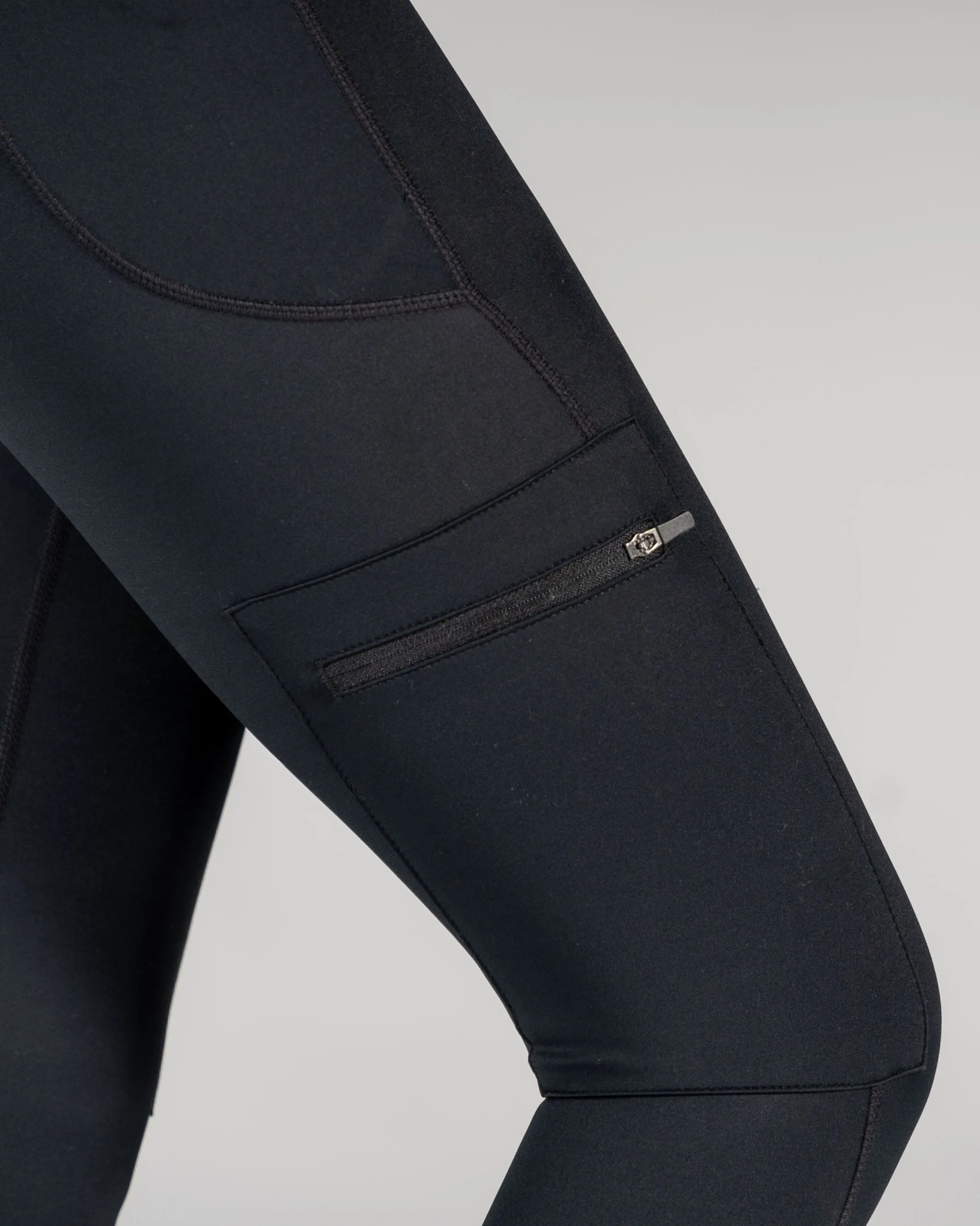 Lux Cargo Leggings - Black