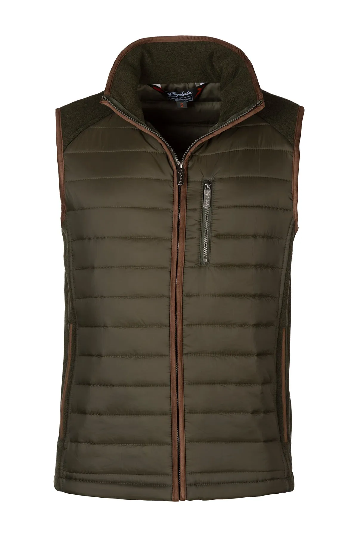 Men's Hybrid Fleece Gilet - Huggate