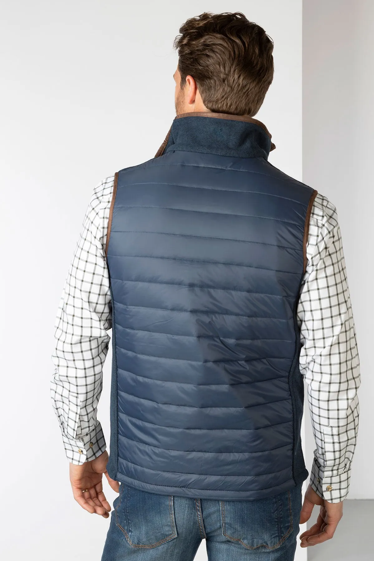 Men's Hybrid Fleece Gilet - Huggate