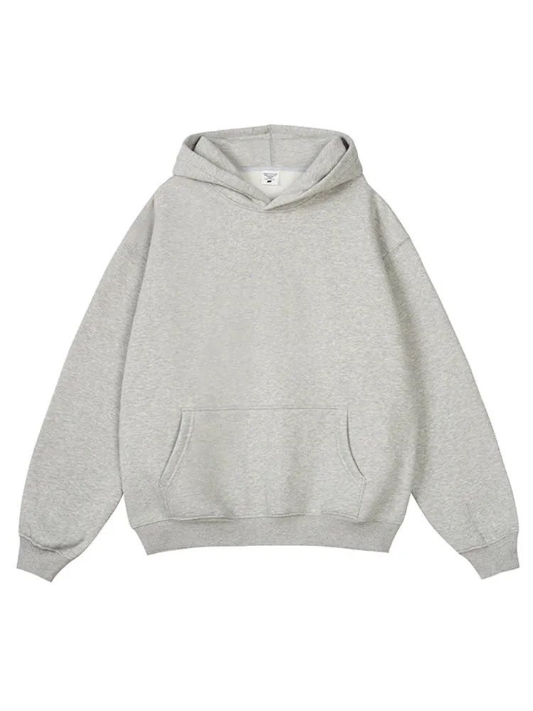 Men's Solid Colour Loose Hoodie