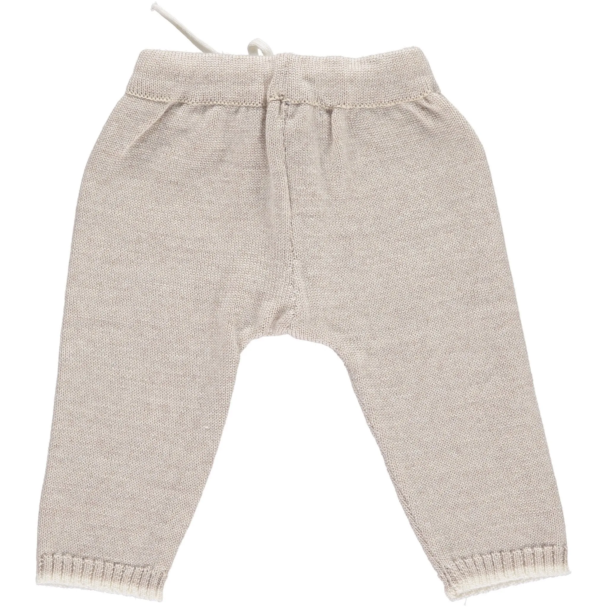 Merino Knitted Baby Leggings - Oatmeal