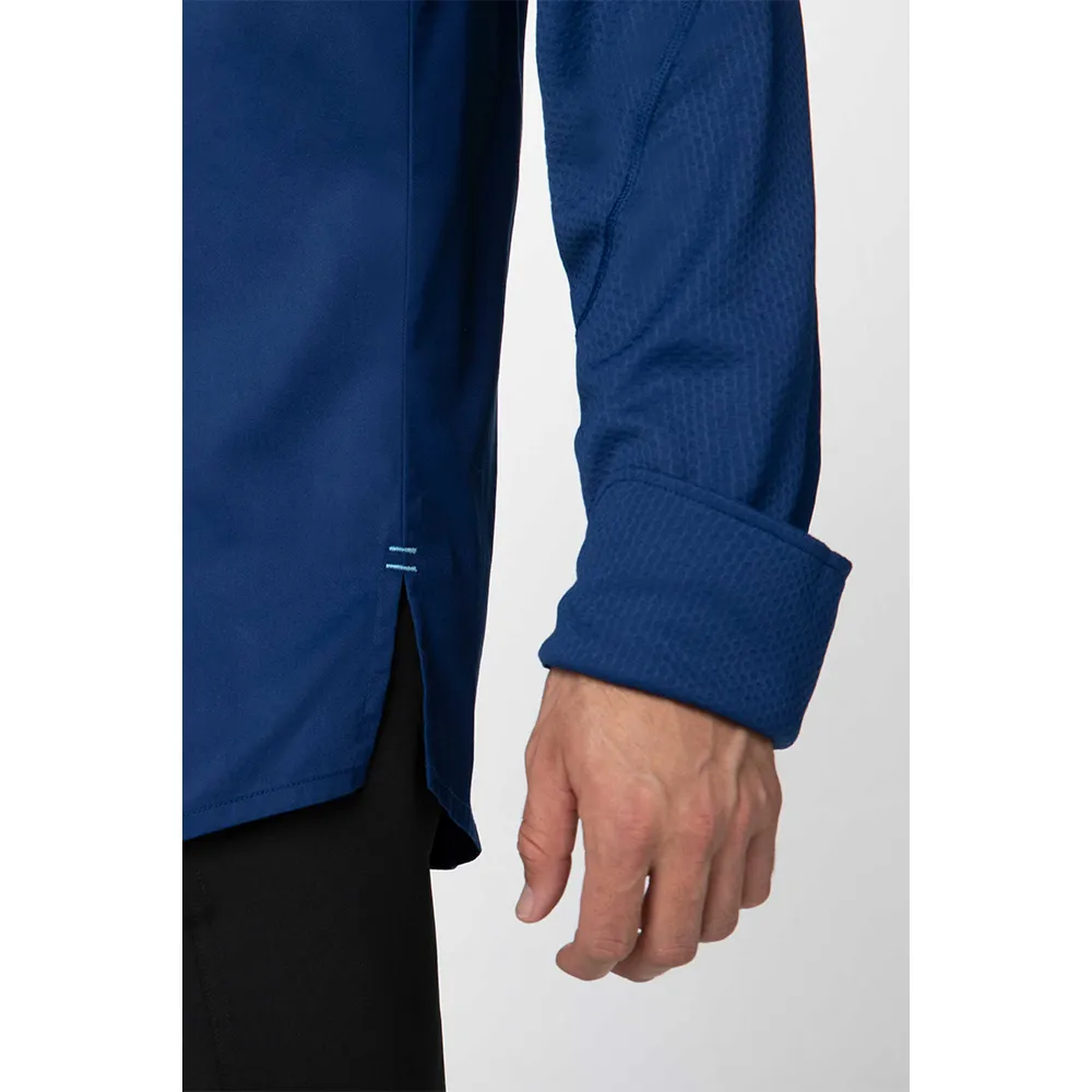 NEPAL CHEF COAT - Ocean Blue