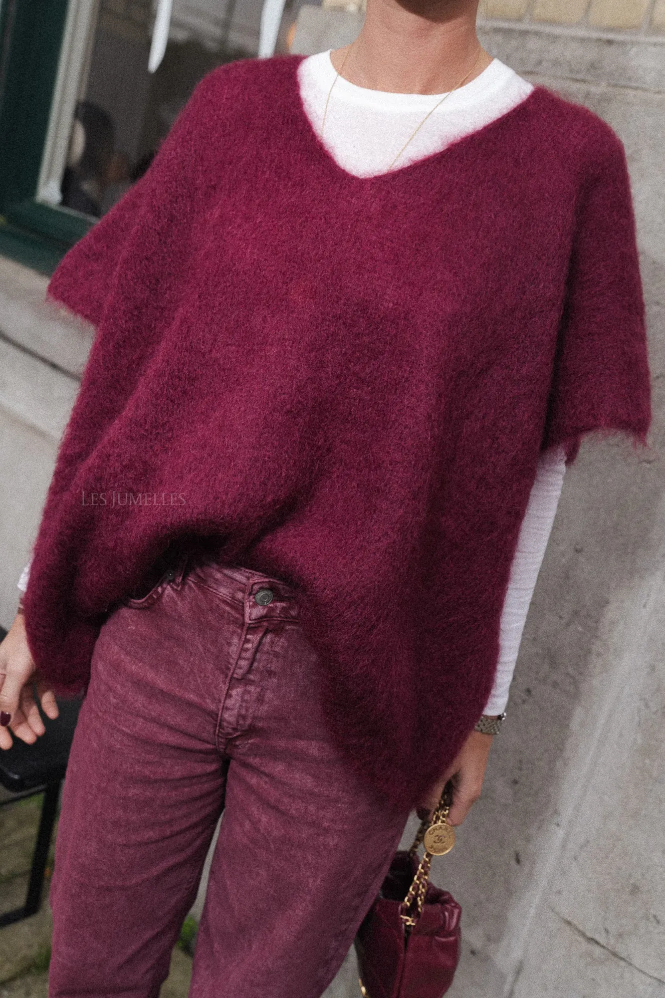 Odile jumper burgundy