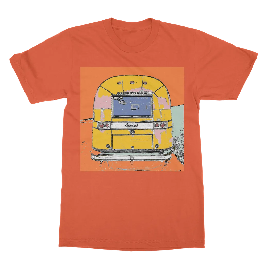 Orange Airstream Classic Adult T-Shirt