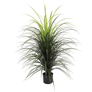 Potted Artificial Long Grass (Yucca Grass) 115cm UV Resistant