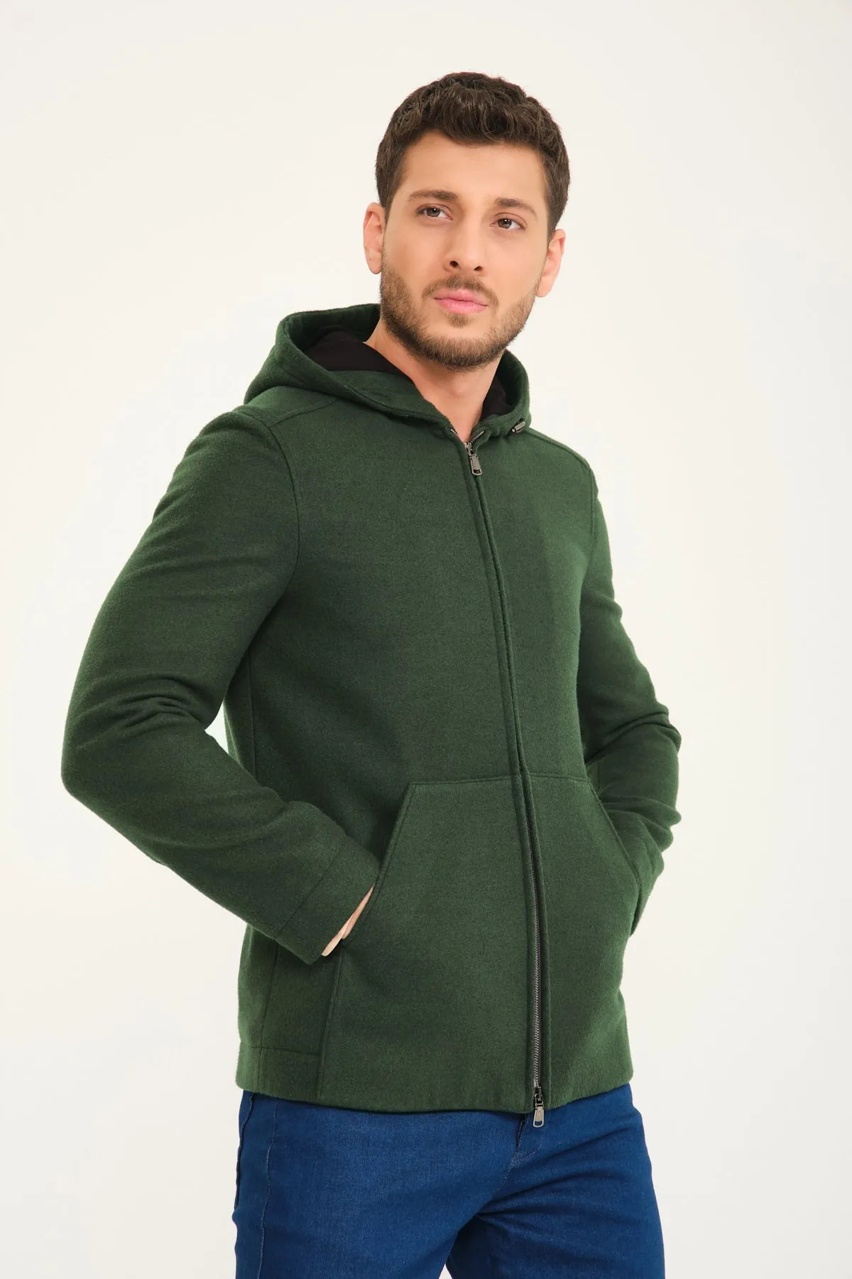 Sherwood Green Wool Coat