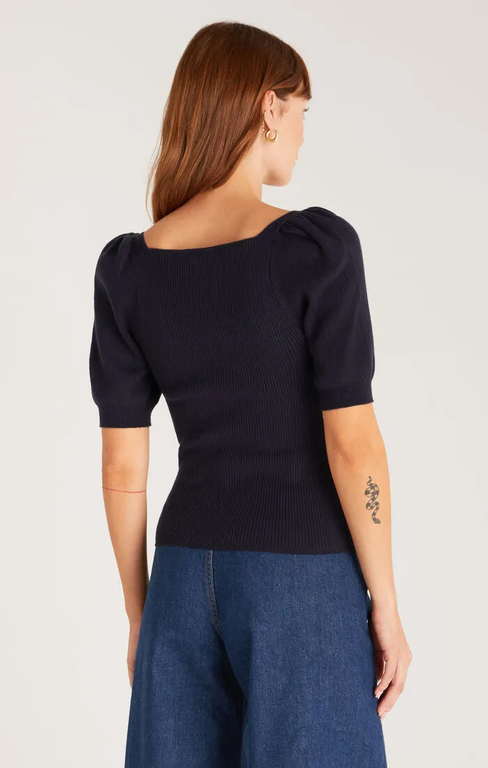 Sibyl Short Sleeve Sweater Top