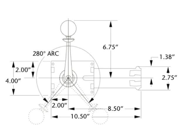 Teleflex CH2200 Engine Contol - MV-2 Replacement