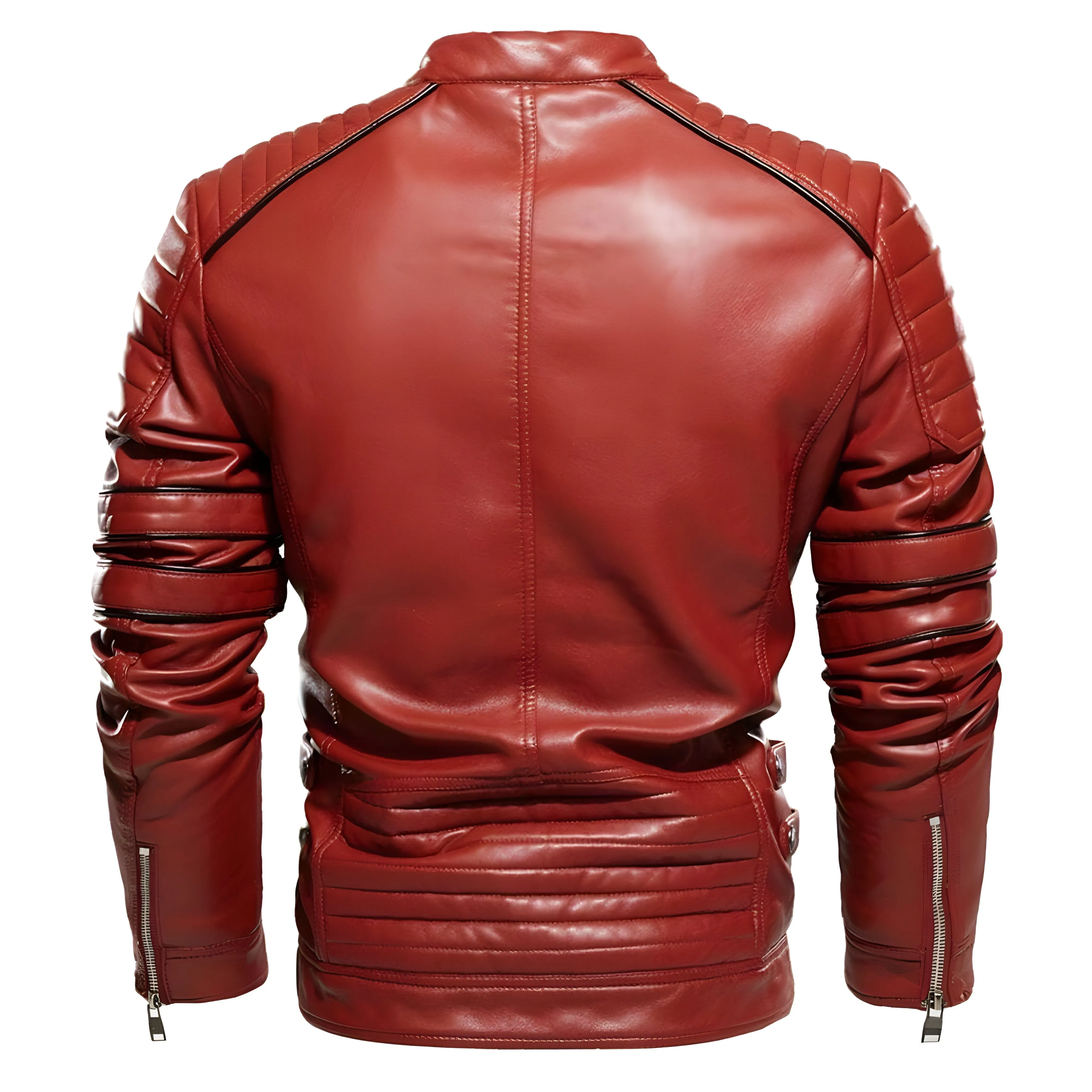 The Cosimo Faux Leather Biker Jacket - Multiple Colors