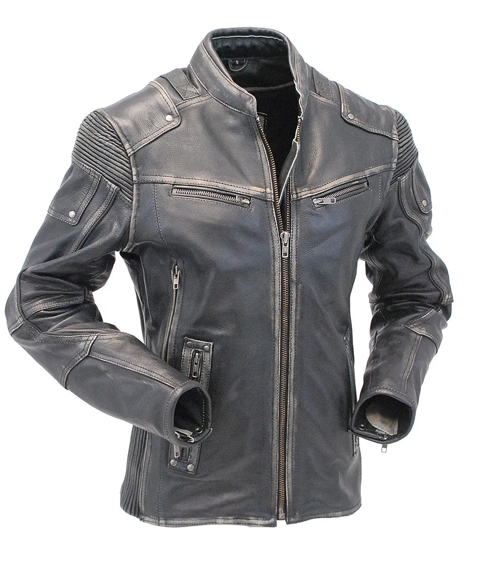 Women's Ultimate Vintage Vented Racer Jacket #LA68331VGY